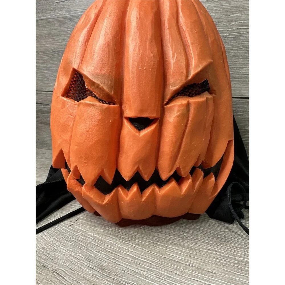 VTG 1995 The Paper Magic Group Mask Pumpkin JACK O LANTERN Halloween Costume